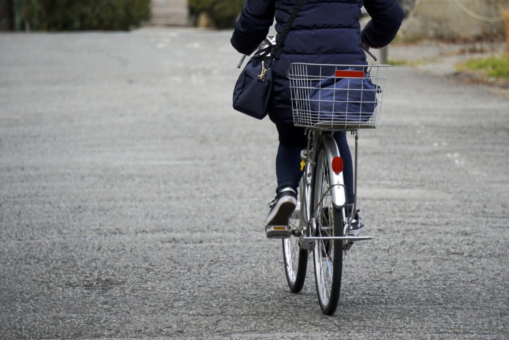 自転車にのる